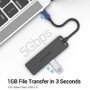 Vention TGKBB Hub USB Tipo C 4xUSB 1xMicroUSB PD 15cm